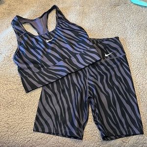 Nike Sports Bra & Shorts set